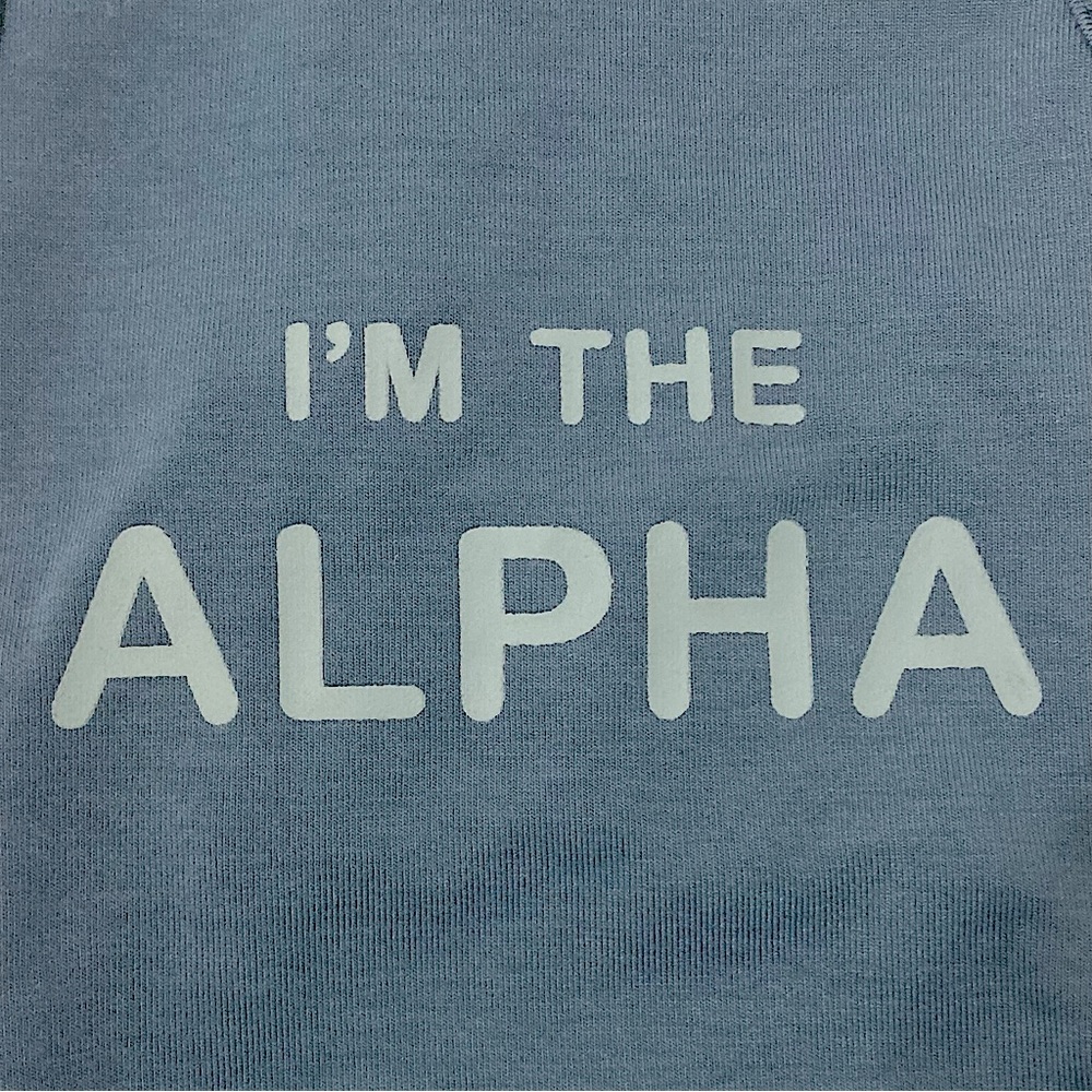 I’m The Alpha Blue Tiny Dog Shirt Size XS 💚 - Picture 3 of 8